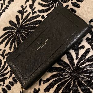Marc Jacobs Black Continental Wallet
